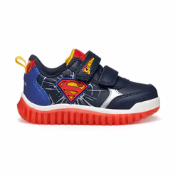 Scarpe bambini Geox Sneakers luminose B565ZB Superman Lightyloo per bambini Blu - 21