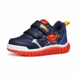 Scarpe bambini Geox Sneakers luminose B565ZB Superman Lightyloo per bambini Blu - 22