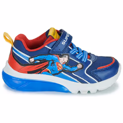 Scarpe bambini Geox J CIBERDRON BOY SUPERMAN Blu - 33