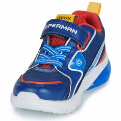 Scarpe bambini Geox J CIBERDRON BOY SUPERMAN Blu - 33