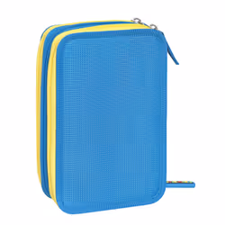 Carrefour 8058263193504 astuccio per matita Astuccio portamatite Blu, Rosso, Giallo - Vista aggiuntiva 2