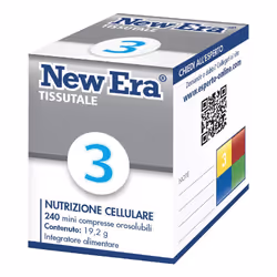 New Era 3 è un integratore utile in caso di suppurazioni lente a guarire, acne, impurità della pelle.