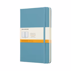 Moleskine 805-83-4171-534-5, Monocromatico, Blu, Opaco, 70 g/m², Carta rigata, Copertina rigida