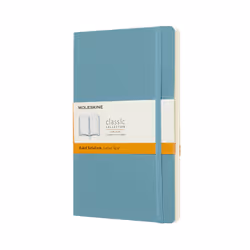 Moleskine 805.83.4171.550.5, Monocromatico, Blu, Opaco, 70 g/m², Carta rigata, Copertina morbida
