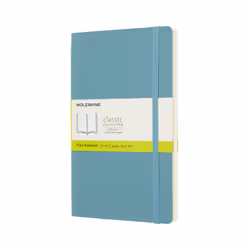 Moleskine 805.83.4171.552.9, Monocromatico, Blu, Opaco, 70 g/m², Copertina morbida, Adulto