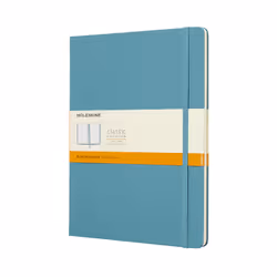 Moleskine 805-83-4171-607-6, Monocromatico, Blu, Opaco, 70 g/m², Carta rigata, Copertina rigida