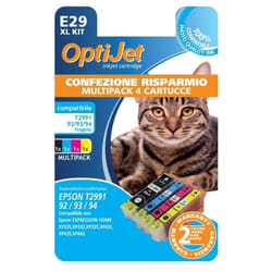 Ferrania OptiJet cartuccia d'inchiostro 4 pz Compatibile Resa elevata (XL) Nero, Ciano, Magenta, Giallo