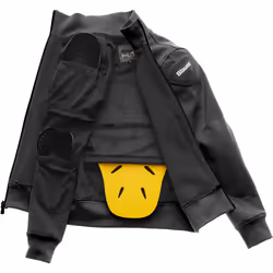Blauer Easy Pro Giacca tessile moto, nero-grigio, dimensione 3XL per uomo