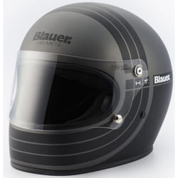 Blauer 80's casco, nero-argento, dimensione XL per uomo