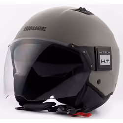 Blauer BET Monochrome Casco Jet, grigio, dimensione S per uomo