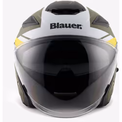 Blauer JJ-01 Casco Jet, verde, dimensione L per uomo