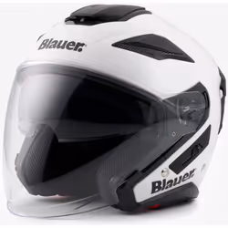 Blauer JJ-01 Monocolor Casco Jet, bianco, dimensione XL per uomo