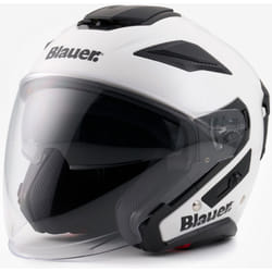 Blauer JJ-01 Monocolor Casco Jet, bianco, dimensione XL per uomo