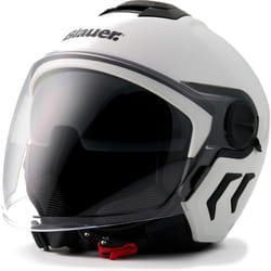 Blauer Demi Jet DJ-01 Monocolor Casco Jet, bianco, dimensione 2XL per uomo