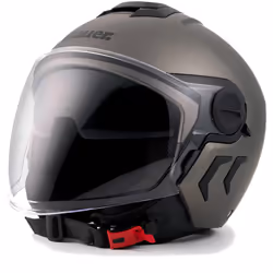 Blauer Demi Jet DJ-01 Monocolor Casco Jet, grigio, dimensione 2XL per uomo