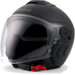 Blauer Demi Jet DJ-01 Monocolor Casco Jet, nero, dimensione L per uomo