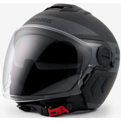 Blauer Demi Jet DJ-01 Graphic B Casco Jet, nero, dimensione XS per uomo