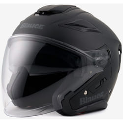 Blauer JJ-01 Monocolor Casco Jet, nero, dimensione S per uomo