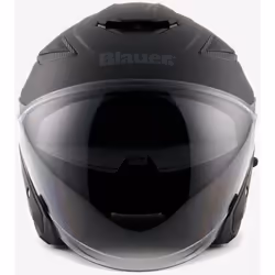 Blauer JJ-01 Monocolor Casco Jet, nero, dimensione S per uomo