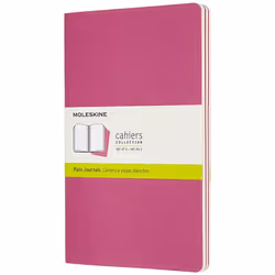 Moleskine Cahier, Monocromatico, Rosa, 80 fogli, 70 g/m², Copertina rigida, Universale