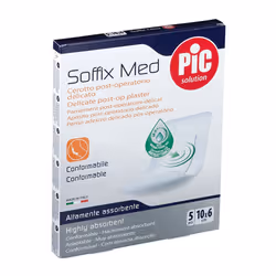 Pic® Soffix Med Cerotto post-operatorio​ 10 x 6 cm 5 pz - Vista aggiuntiva 2