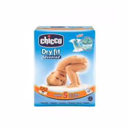 Chicco Dryfit Advanced Junior 12-25kg 17pz, Bambino/Bambina, 12 kg, 25 kg, Bianco, 17 pz, Confezione di plastica