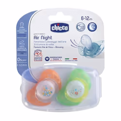 Chicco Physioforma Air Lumi Ciuccio in Silicone Luminoso 16-36 Mesi progettato per i primi mesi di vita del bimbo è un prodot ...