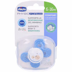 Chicco Physioforma Comfort Ciuccio in Silicone Bimbo 6-16 Mesi 1 Pezzo 6-16 mesi