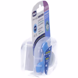 Chicco Physioforma Comfort Lumi Ciuccio in Silicone Luminoso Azzurro 16-36 Mesi 1 Pezzo Azzurro