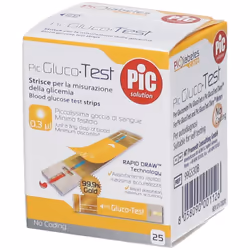Pic Solution 25 Misura Strisce Glucotest pz reattive - Vista aggiuntiva 3