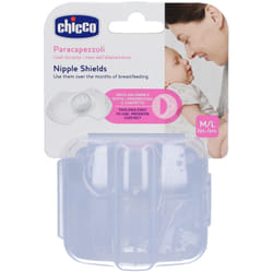 Chicco Paracapezzoli in Silicone Taglia Media Large 2 Pezzi