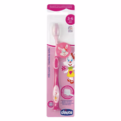 Chicco Spazzolino Blu 3-6 Anni 1 Pezzo Rosa