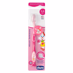 Chicco Spazzolino Blu 3-6 Anni 1 Pezzo Rosa