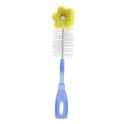NeoBaby Scovolino 2 in 1 per tettarelle e biberon spazzolino per bottiglia Blu, Bianco, Giallo