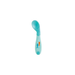 Chicco Cucchiaio Angolato per Bambini 8m+ Azzurro Singolo Cucchiaio