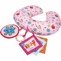 Con questo divertente cuscino per allattamento e gioco il tuo piccolo si divertirà per ore e tu potrai allattarlo comodamente ...