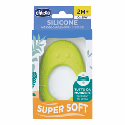 Chicco Massaggiagengive Soft Relax da 2 Mesi è un prodotto da mordicchiare quando spuntano i primi dentini utile per il benes ...