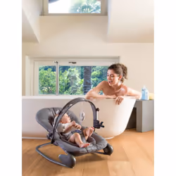 Chicco Relax Hoopla Interno Sdraietta a dondolo per bambino 1 seduta(e) Ciano - Vista aggiuntiva 2
