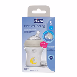 Chicco Biberon è un accessorio essenziale per i neonati in vetro, resistente e facile da pulire. Biberon da 150ml.