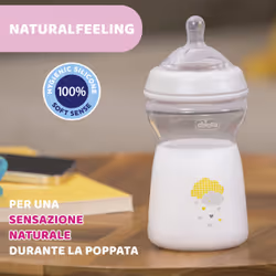 Chicco Natural Feeling biberon 330 ml Grigio - Vista aggiuntiva 5