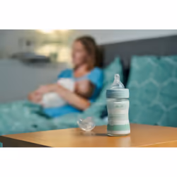 Chicco 00028711310000 biberon 150 ml Verde, Bianco Vetro