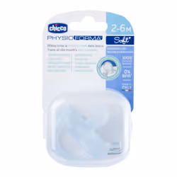 Chicco 00073098210000 ciuccio per bambino Ciuccio ultra morbido Anatomico Silicone Blu - Vista aggiuntiva 2