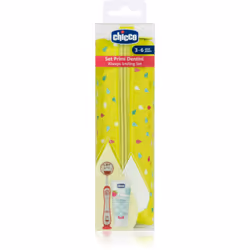 Lo spazzolino da denti Chicco Always Smiling Set 3y+ abitua giocosamente i bambini a lavarsi i denti. Grazie al design allegr ...