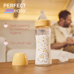 Chicco 00020252100000 biberon 240 ml Arancione Vetro - Vista aggiuntiva 6