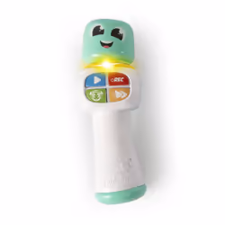 Chicco Classic Mike il Microfono, Microfono giocattolo, 1,5 anno/i, Stilo AA, Multicolore