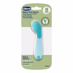 Chicco 00016100250000 posata per bambino Cucchiaio per bambini Blu - Vista aggiuntiva 2