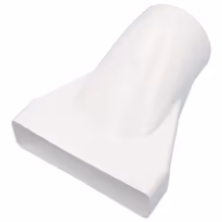 Adattatore rettangolare/circolare compatibile con canale AIR-FLOW Rettangolare / Circolare. L'installazione è raccomandata pe ...