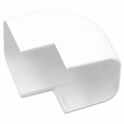 MATERIALE PVC rigido stabilizzato contro i raggi UV, antiurto e autoestinguente COLORE bianco RAL 9010 Dim. 65x50 mm (AxB)
