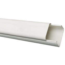 Canalina bianca per condizionatore mod. Sonia - 65x50 mm - l. 2000 mm (prezzo a metro - acquisto min. 2 metri e multipli) 00000012311
