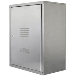 Cassetta zincata per contatore gas - a porta unica - 500 x 300 x 240 mm (pannello posteriore da acquistare separatamente cod.00000051201) 00000050439